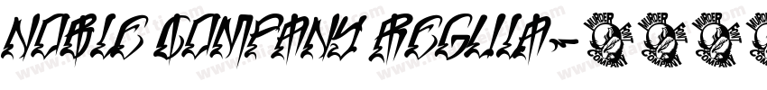 Noble Company Regula字体转换